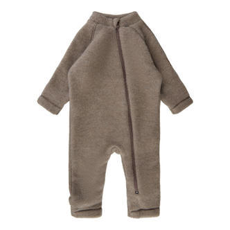 Mikk-Line - Wool Baby Suit - Melange Denver - 80