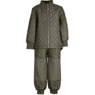 Mikk-Line -  Basic Termotøj - Dusty Olive - 80