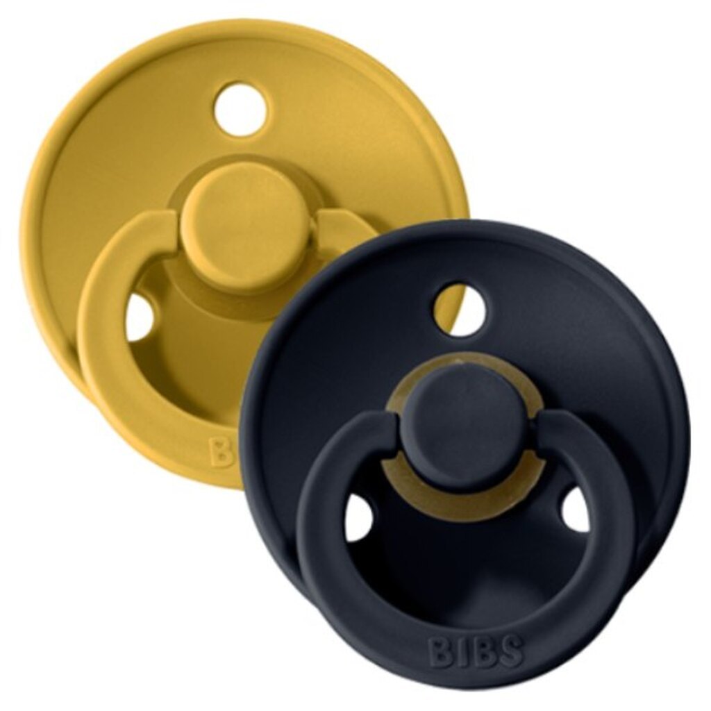 Bibs -  Colour 2-pak Sutter str. 1 - Mustard/Dark Denim