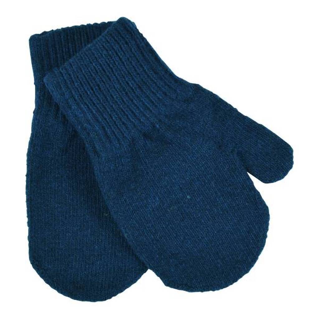 Mikk-Line -  Strik Luffer - China Blue - 2-4 år