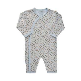 Fixoni -  Nightsuit w/o Feet Natdragt - Baby Blue - 86