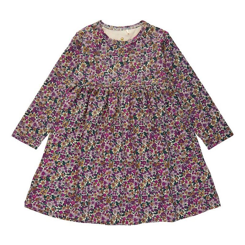 The New Siblings - Adda l/s Dress - Flower AOP - 98