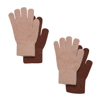 CeLaVi - Magic Uld Handsker 2-pak - Tortoise Shell - 1-2 år