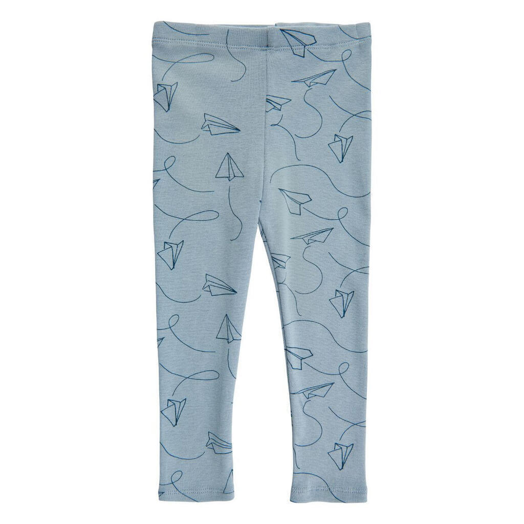 Soft Gallery - Paula Paper Plane Leggings - Dusty Blue - 80/12 mdr.