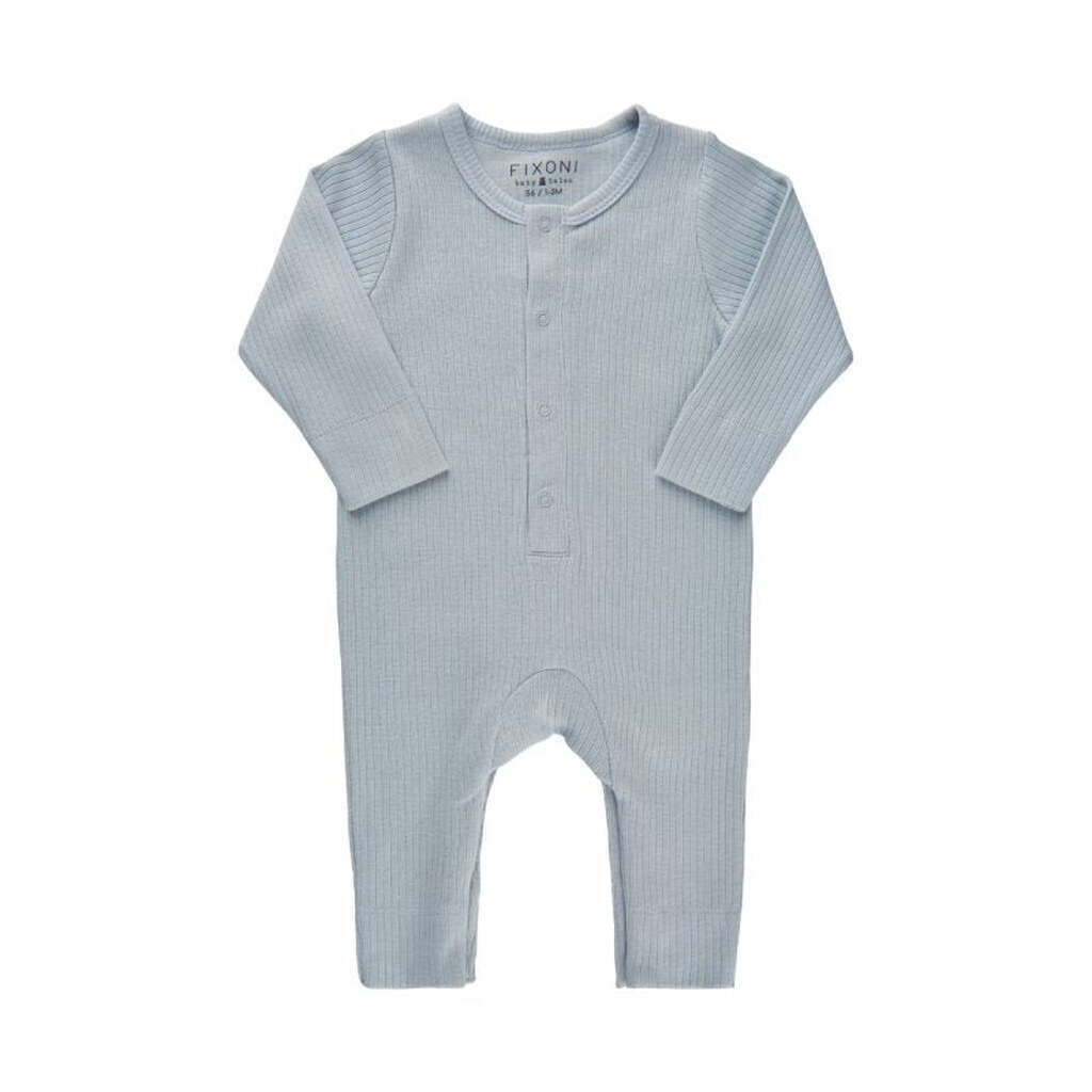 Fixoni -  Heldragt Romper LS - Baby Blue - 74