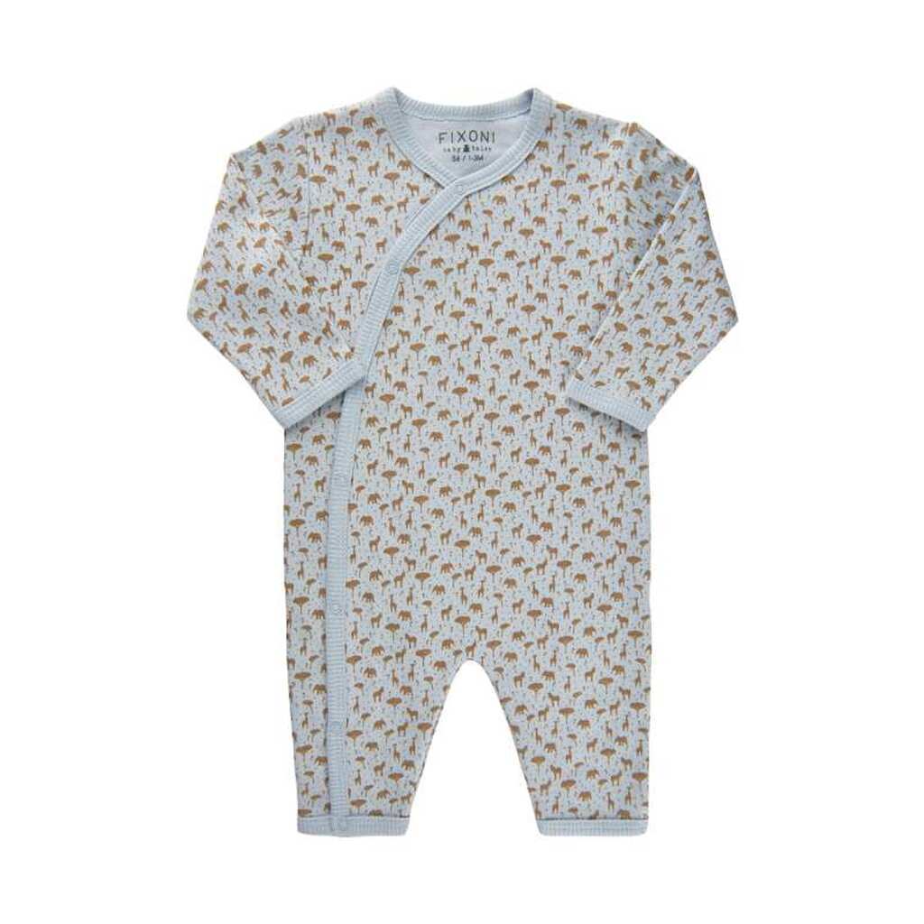 Fixoni -  Nightsuit w/o Feet Natdragt - Baby Blue - 92