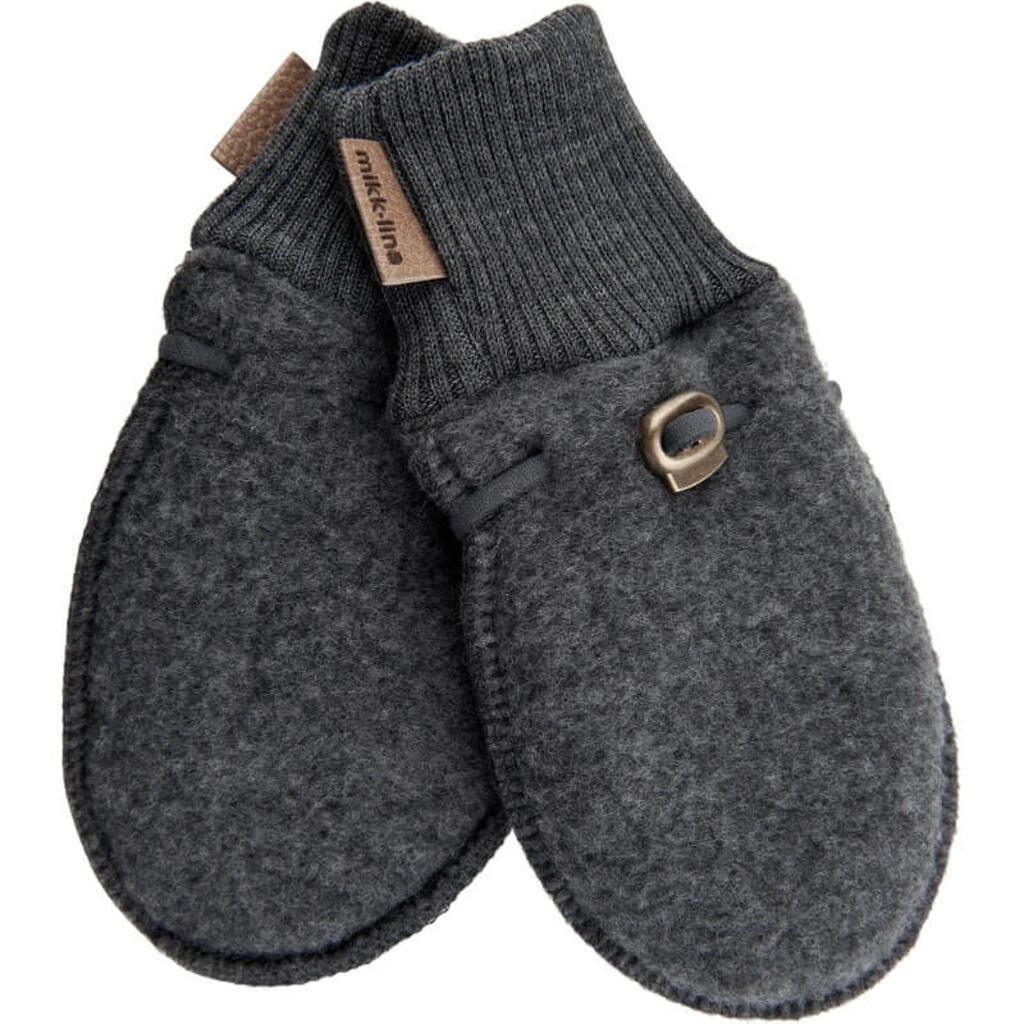 Mikk-Line -  Uld Luffer - Anthracite Melange - 86/92
