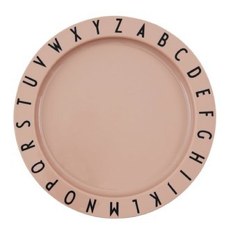 Design Letters -  Eat & Learn plate tritan - Nude - One size