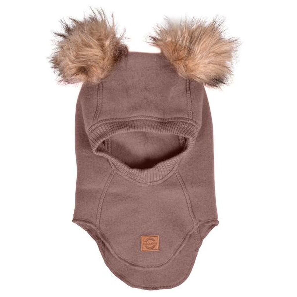 Mikk-Line - Uld Fleece Elefanthue - Marron - 74/80