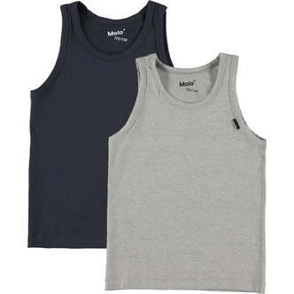 Molo - Jayden Undertrøje 2-Pack - Navy Grey - 98/104