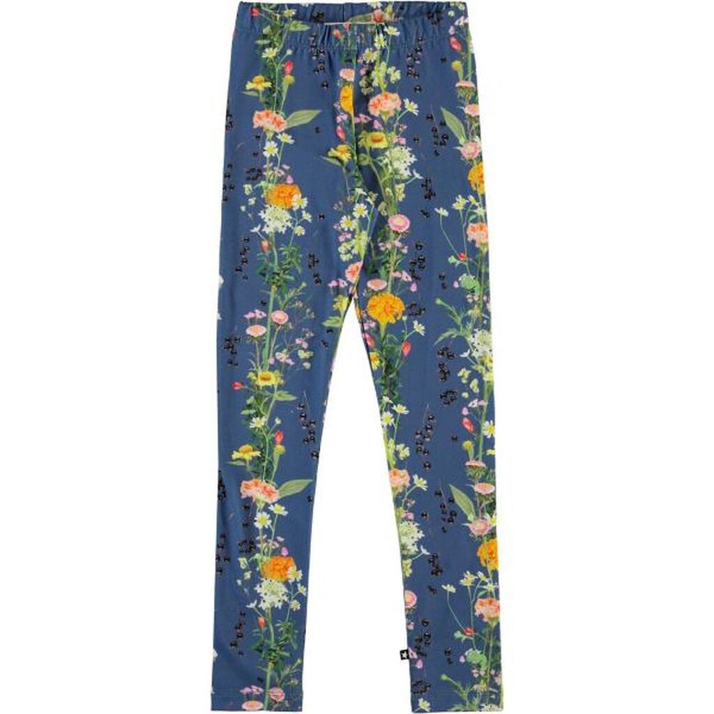 Molo - Niki Leggings - Vertical Flowers - 104