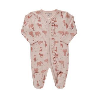 Fixoni -  Nightsuit Natdragt - Soft Rose - 56 / Baby Blue
