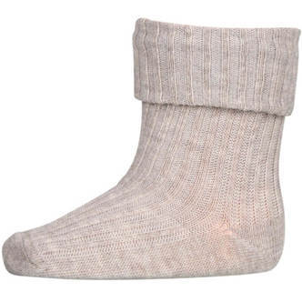 MP Denmark - MP Strømper Anklesock - Light Brown Melange - 22-24