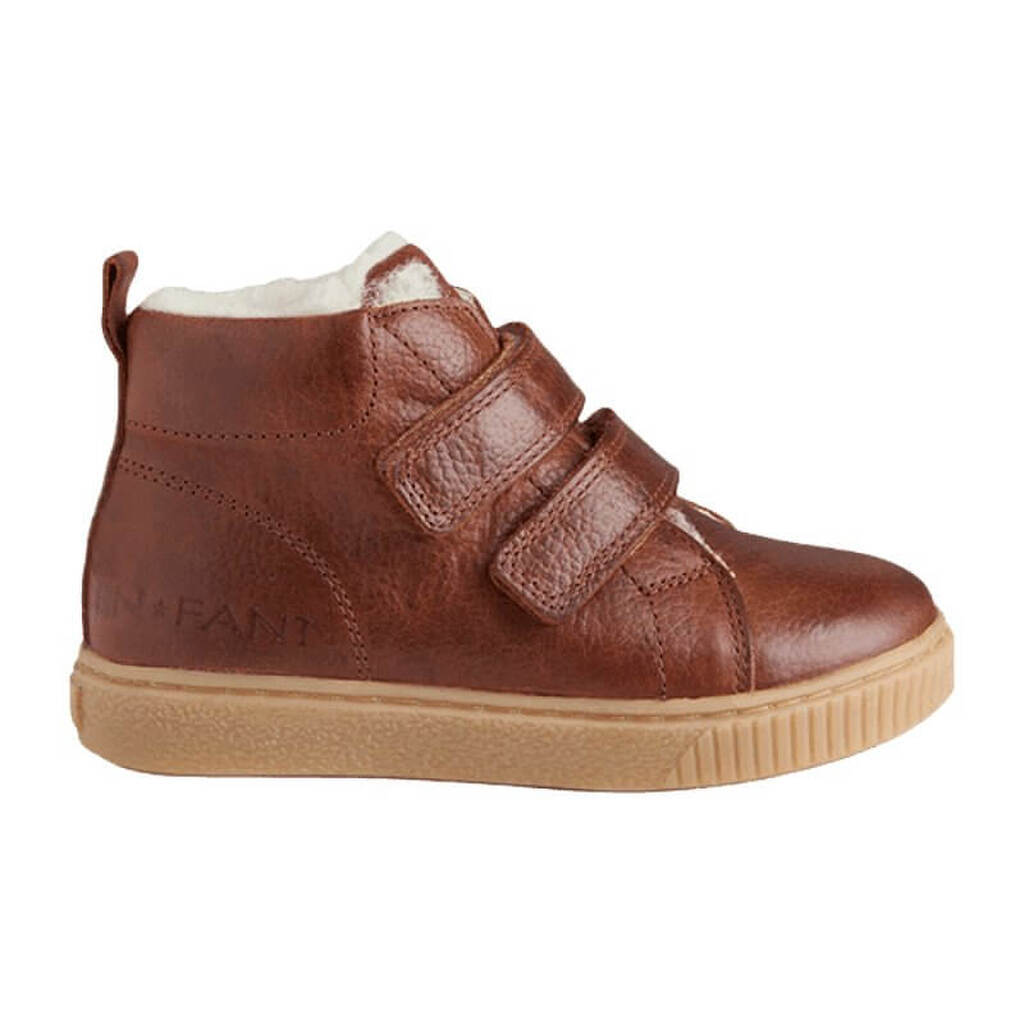 En Fant -  Vinterstøvler Boots Leather - Chestnut - 21