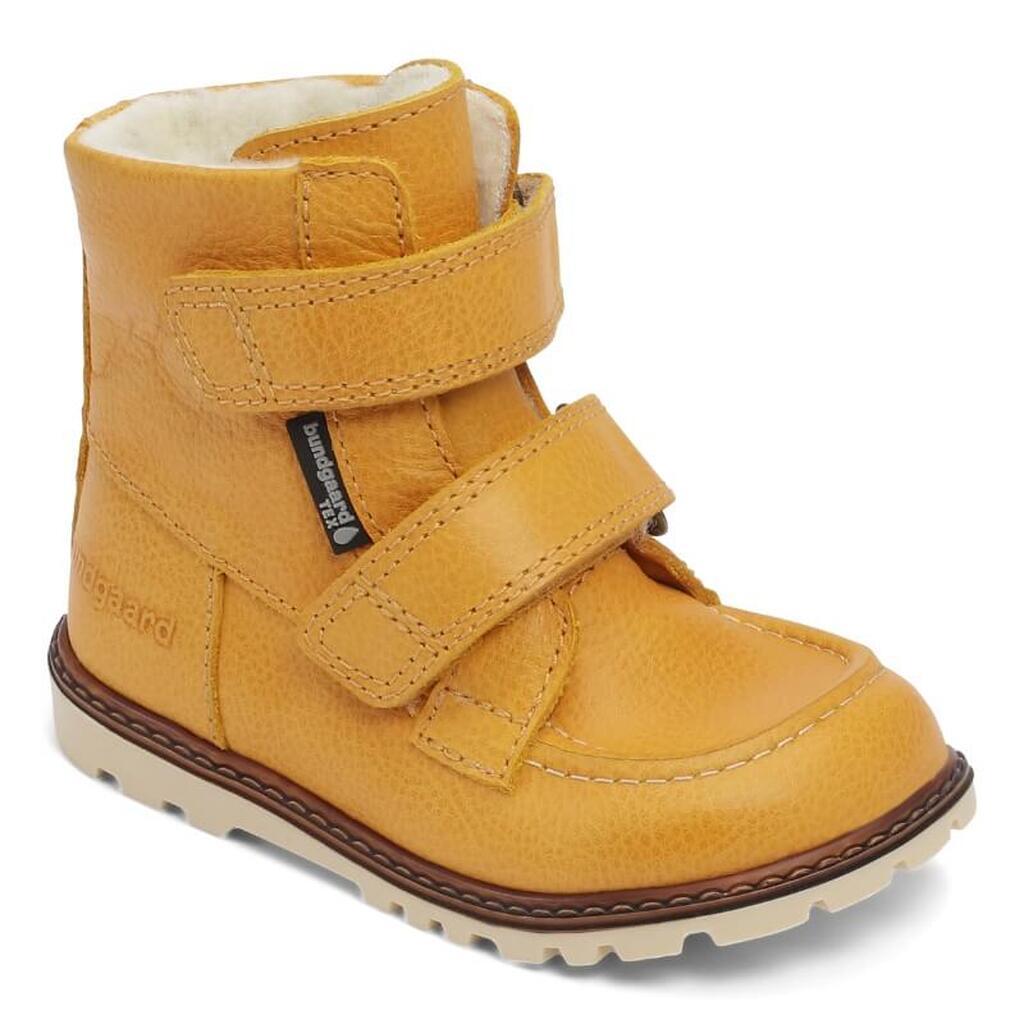 Bundgaard -  Vinterstøvler Terry Strap TEX Velcro - Yellow G - 28