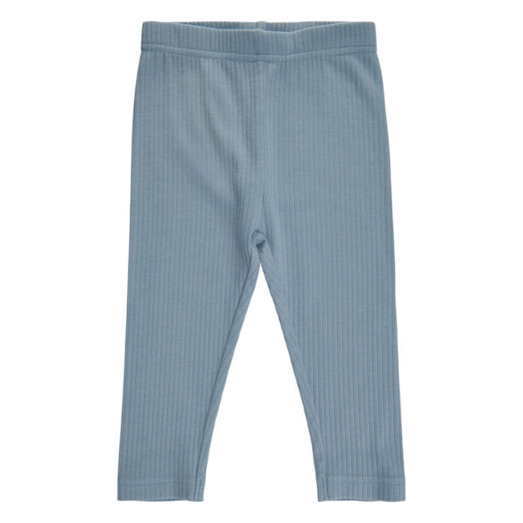 Soft Gallery - SGBaby Paula Wide Rib boys Leggings - Dusty Blue - 92/24 mdr.