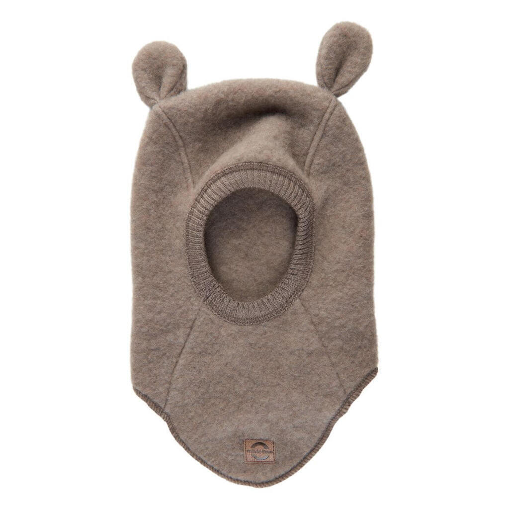 Mikk-Line - Wool Fullface w Ears - Melange Denver - 74/80
