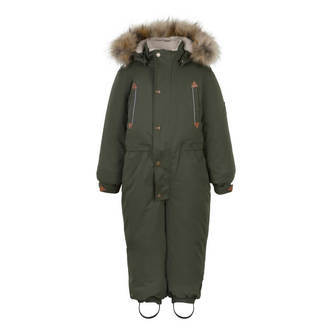 Mikk-Line - Twill Nylon Junior Suit Flyverdragt - Forest Night - 98