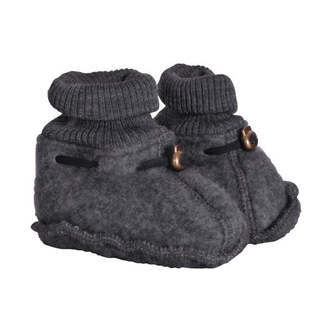 Mikk-Line -  Uld Fleece Futter - Anthracite Melange - 56/62