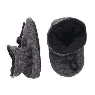 Melton -  Baby Fleece Futter - Dark Grey Melange - 20/21