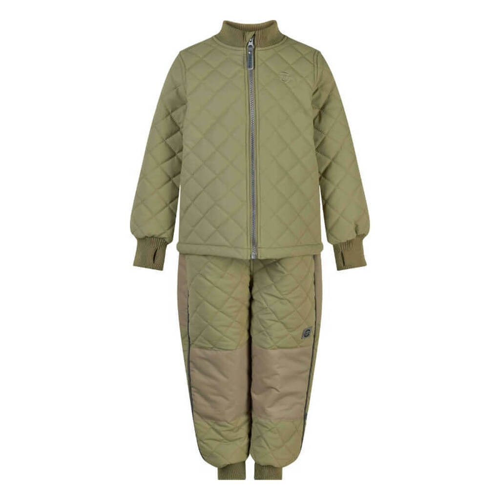 Mikk-Line - Duvet Termotøj - Olive Gray - 104
