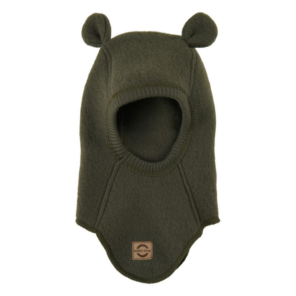 Mikk-Line - Wool Fullface w Ears - Forest Night - 62/68