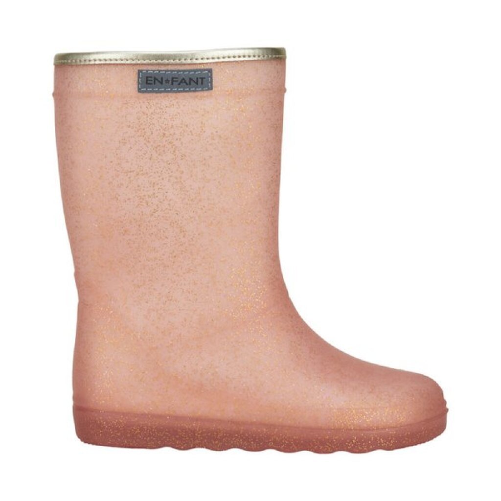 En Fant -  Glitter Gummistøvler - Cameo Rose - 24