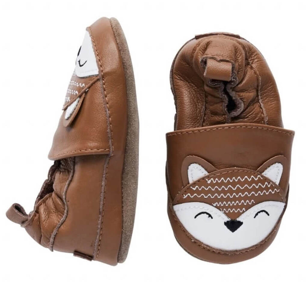 Melton -  Leather Slippers - Brown - 20/21