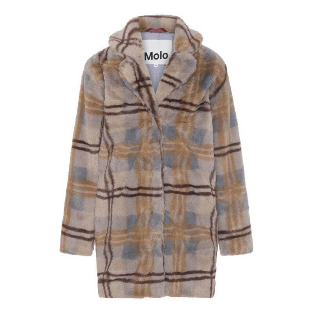 Molo -  Frakke Haili - Check Fur - 128