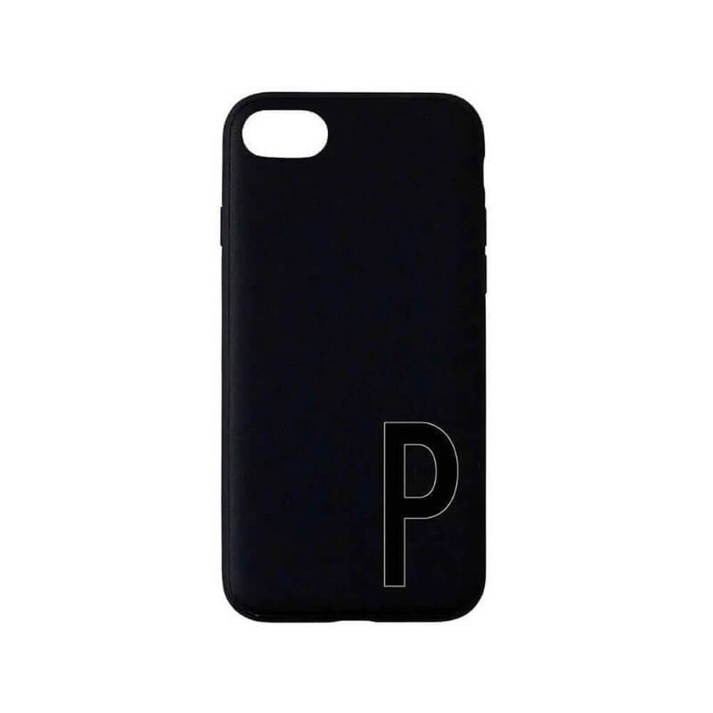 Design Letters - Personal &#39;&#39;P&#39;&#39; Phone Cover Iphone 7/8  - Black