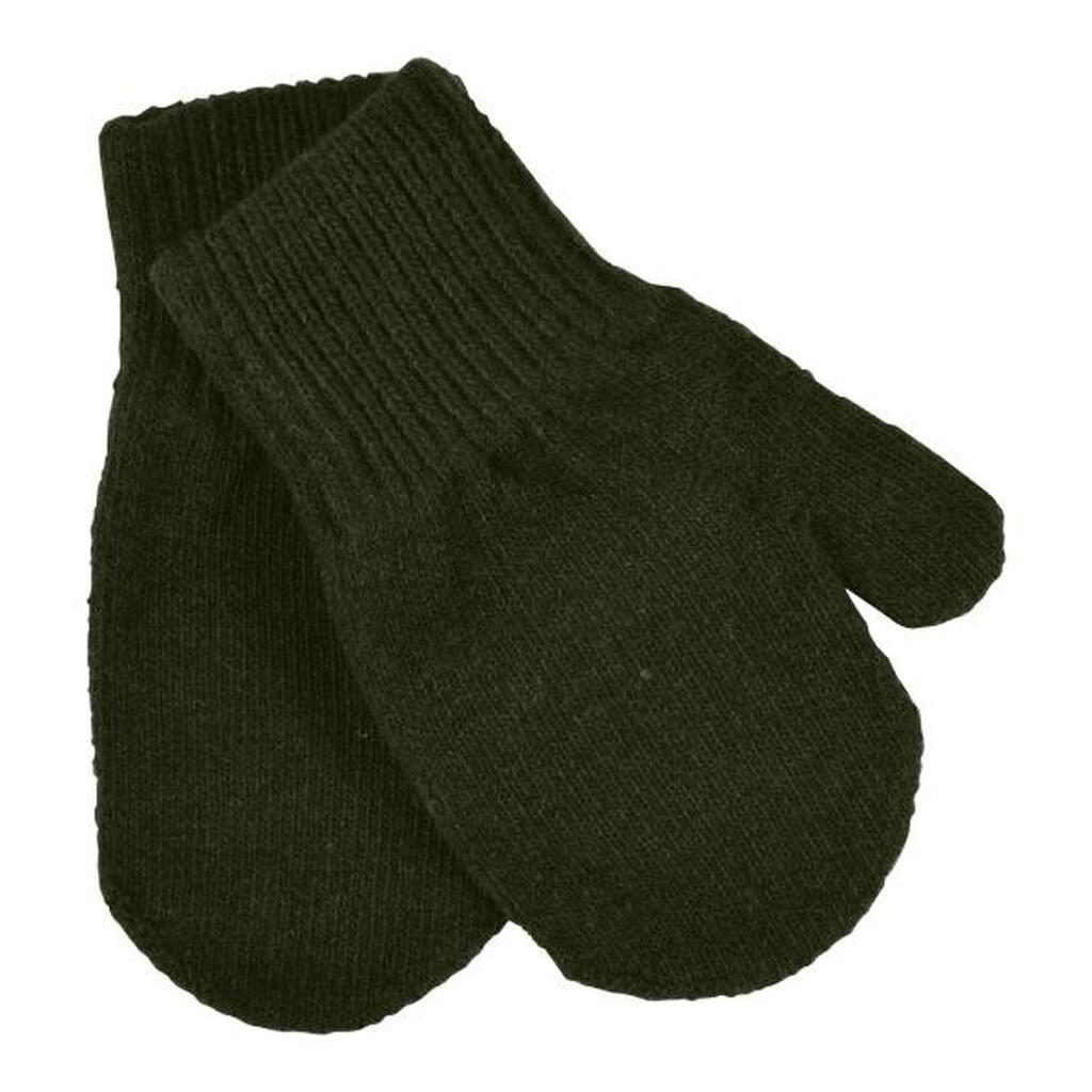 Mikk-Line -  Strik Luffer - Military Olive - 0-2 år