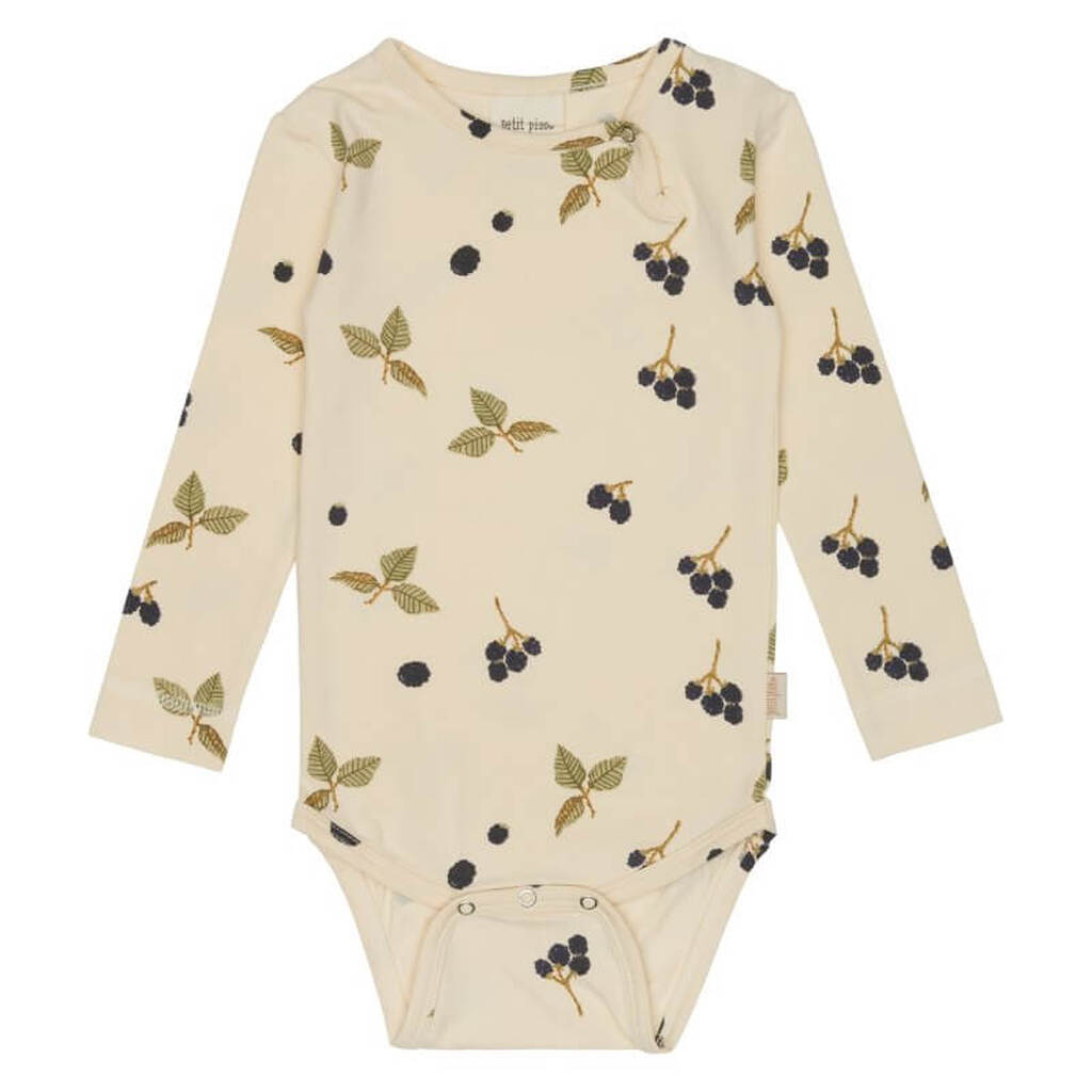 Petit Piao -  Body LS Printed - Blackberry - 68
