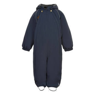Mikk-Line - Nylon Baby Suit Solid Flyverdragt - Blue Nights - 80