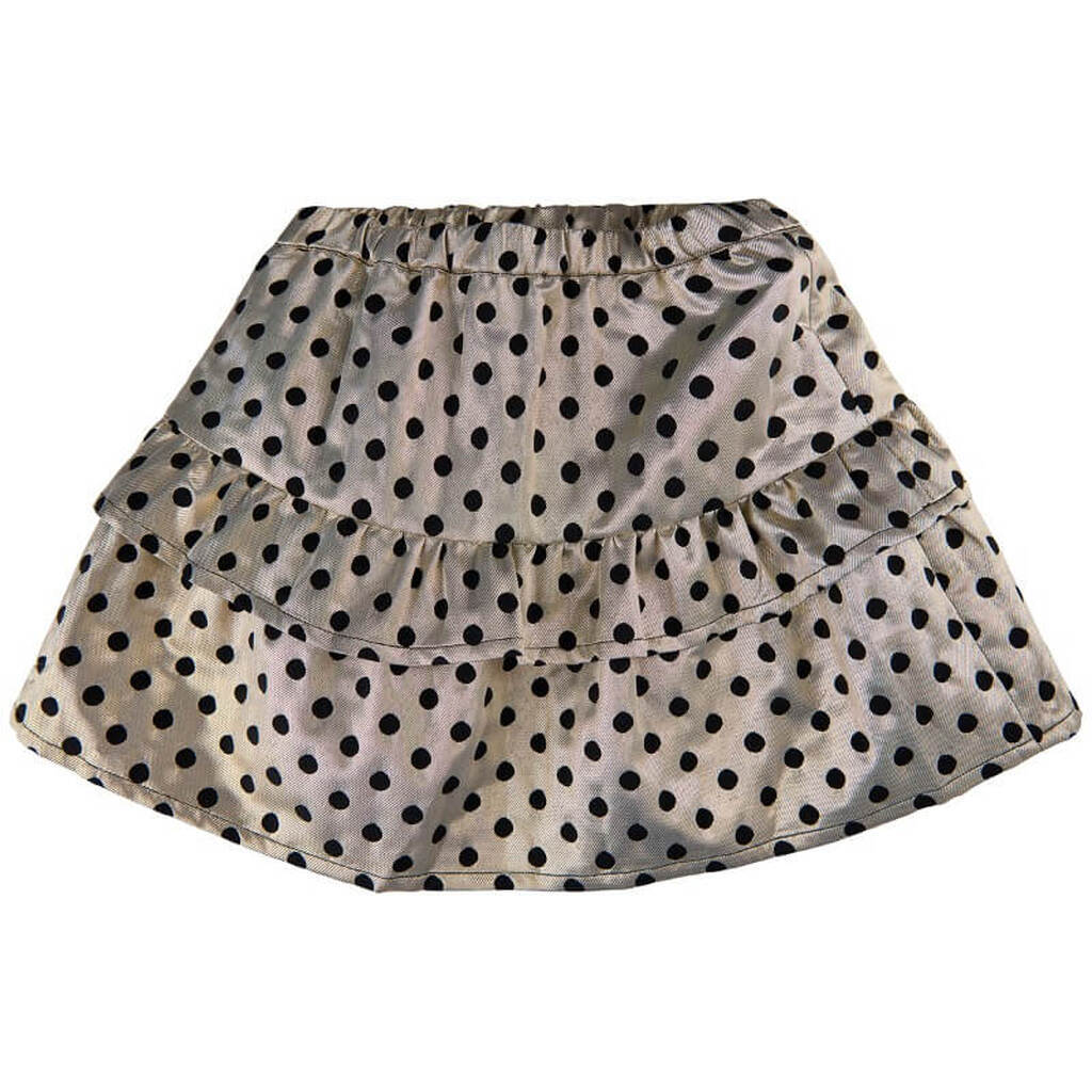 Soft Gallery - SGIlyse Fern Skirt X-mas - Gold - 104/4 år