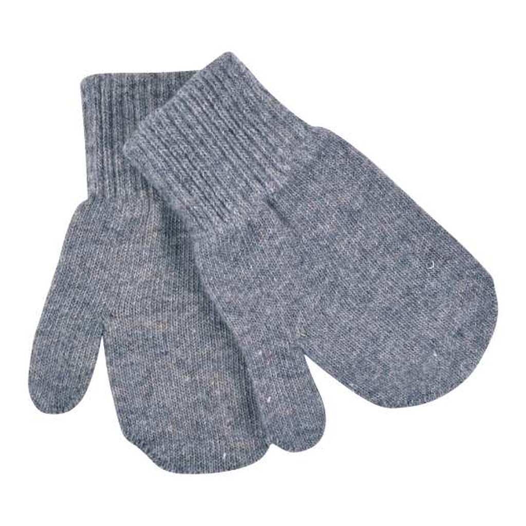 Mikk-Line -  Strik Luffer - Graphite Grey - 0-2 år