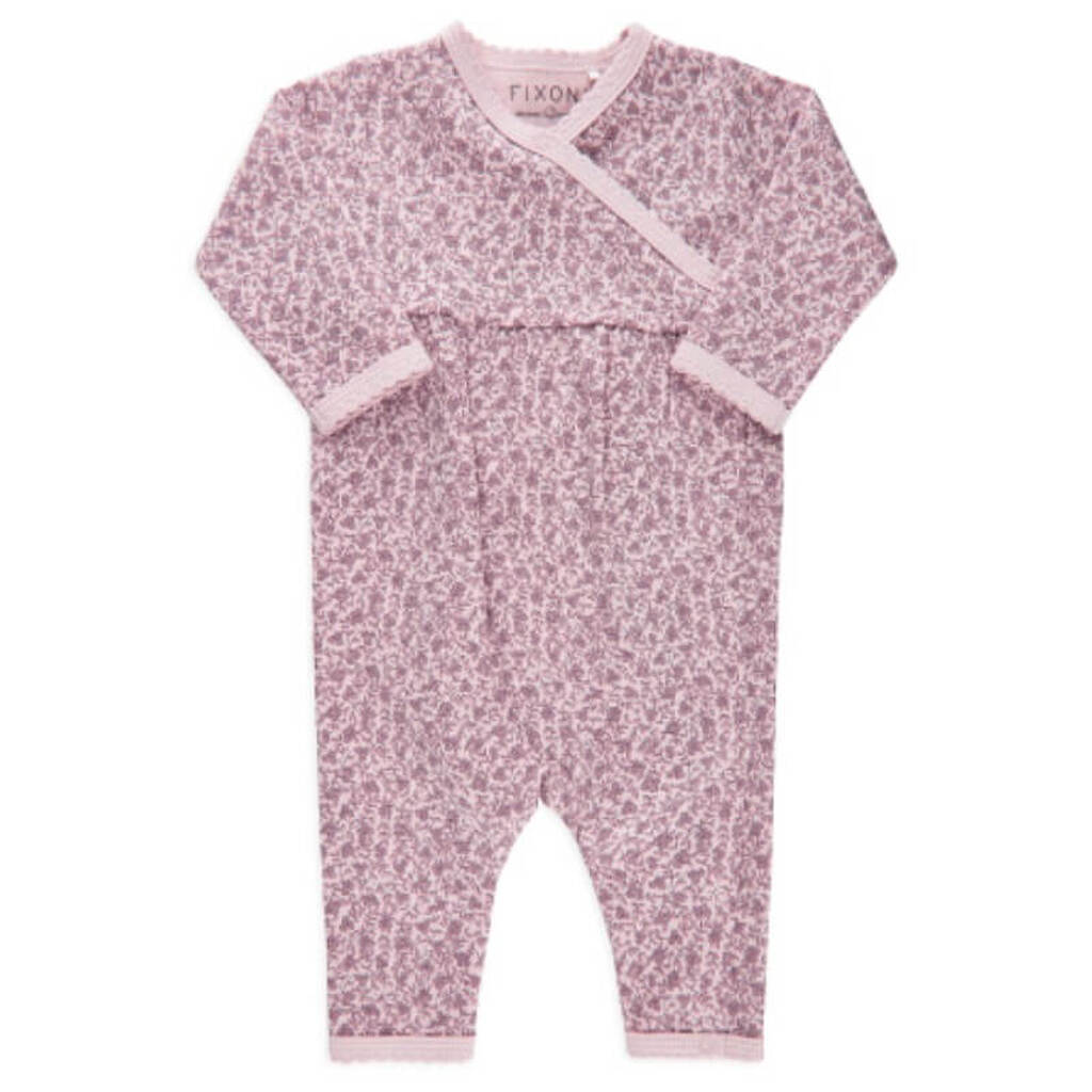 Fixoni -  Heldragt Romper LS - Rose - 56