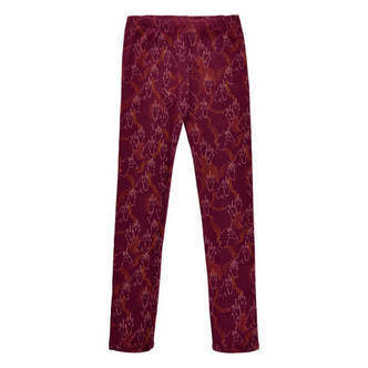 Soft Gallery - SGPaula Magicorn Leggings - Tawny Port - 4 år