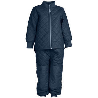 Mikk-Line - Duvet Termotøj m. Fleece - Blue Nights - 98