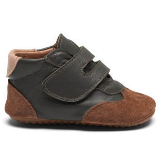 Pom Pom -  Hjemmesko Sneaker - Green/Brown - 27