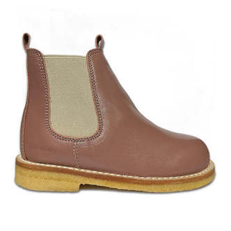 Angulus -  Støvlet m. elastik - Plum/Beige - 29 / Blomme/Beige