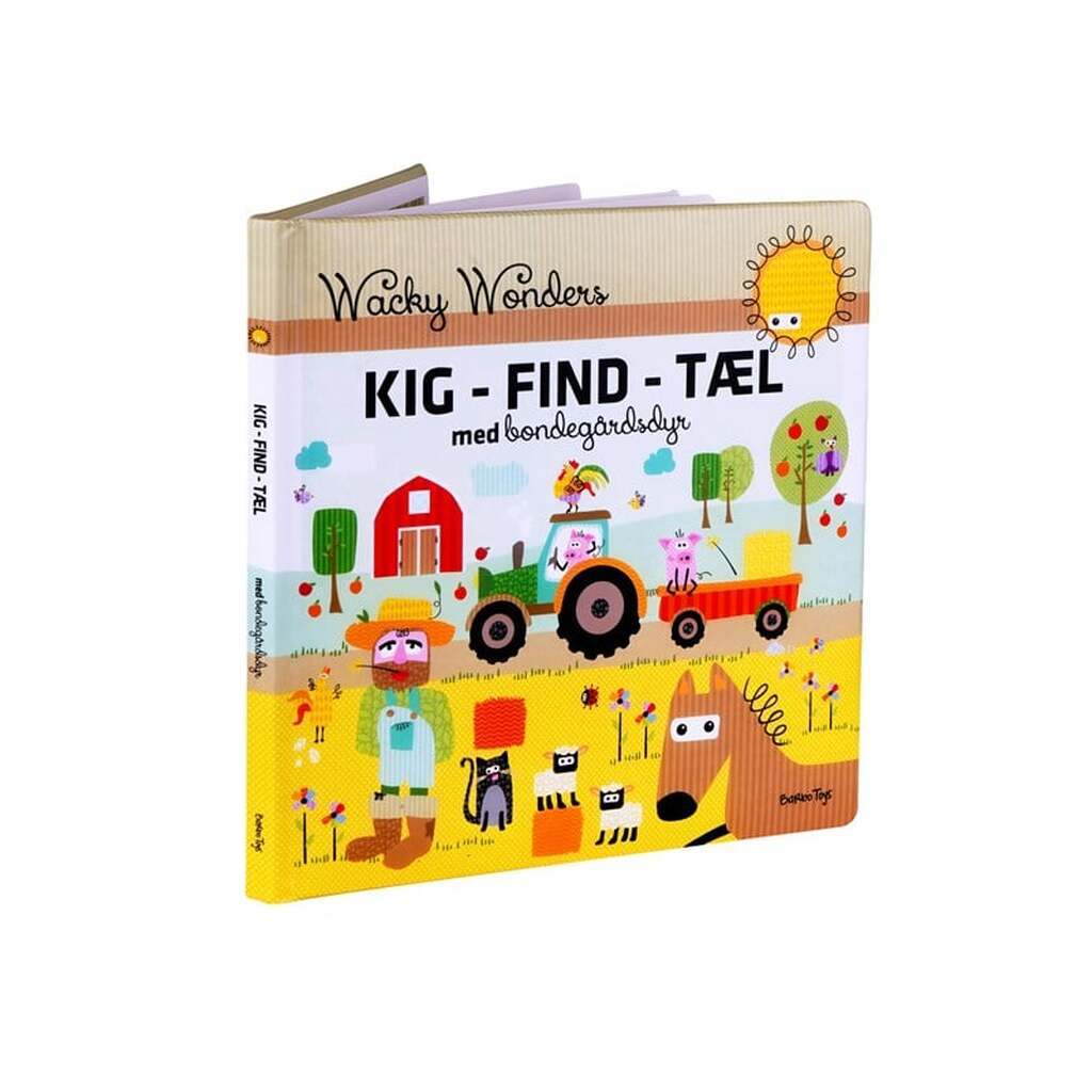 Wacky Wonders - Kig - Find - Tæl - Børnebog - Papbog