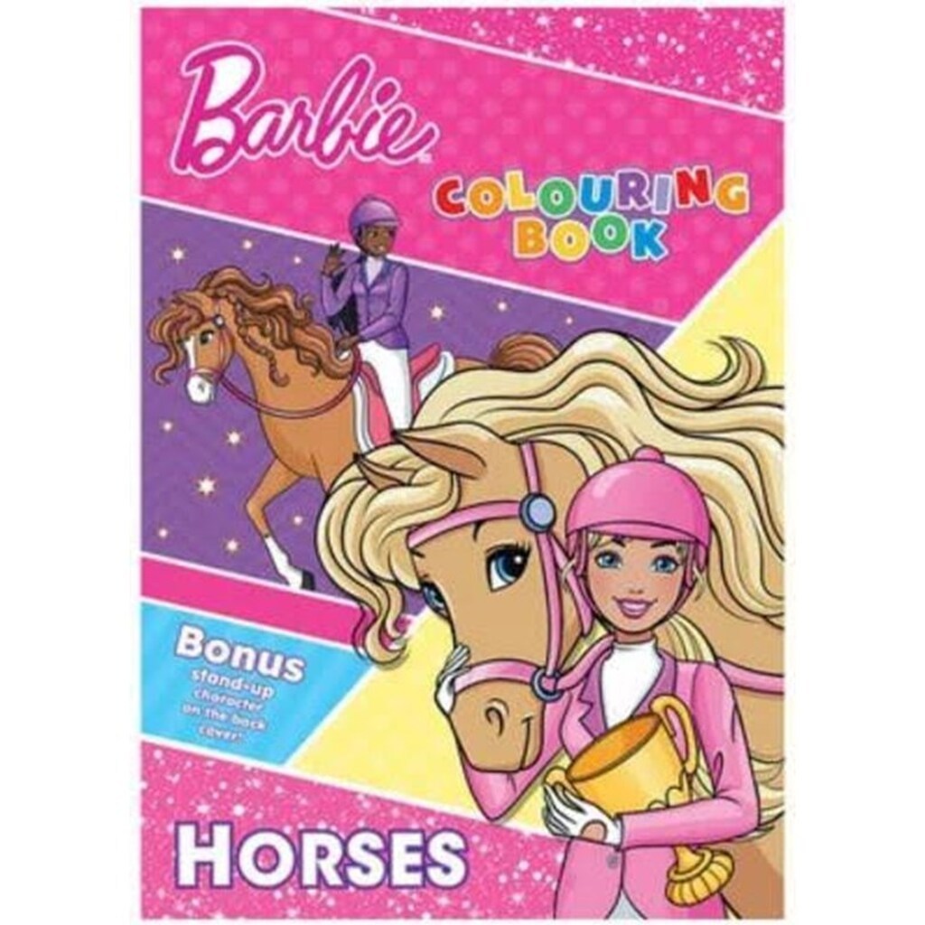 Alligator BARBIE Horses Colouring Book