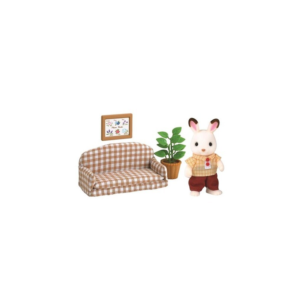 Sylvanian Families Chocolate Rabbit Father Set