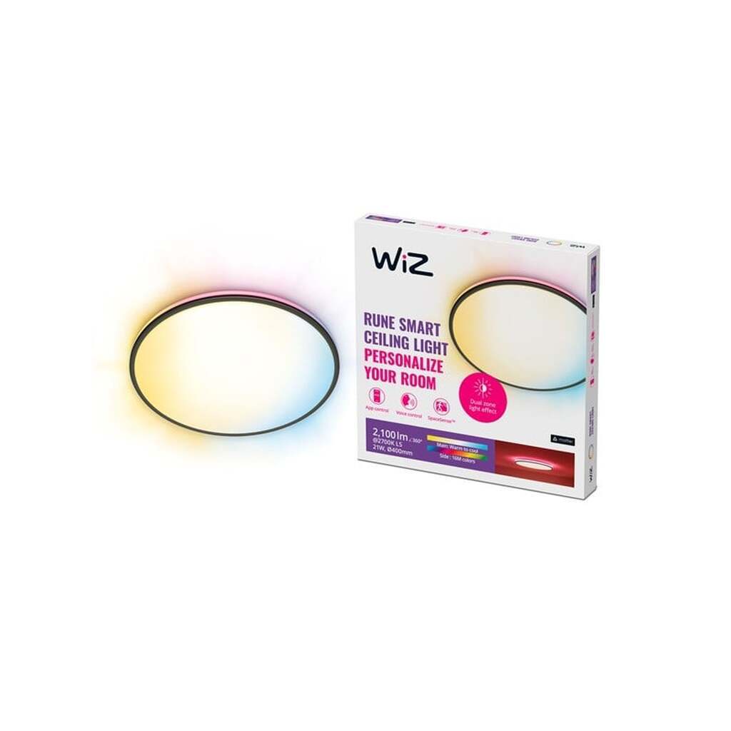 WiZ Rune Smart Loftslampe, 21W, Justerbar hvidt &amp; farvet lys