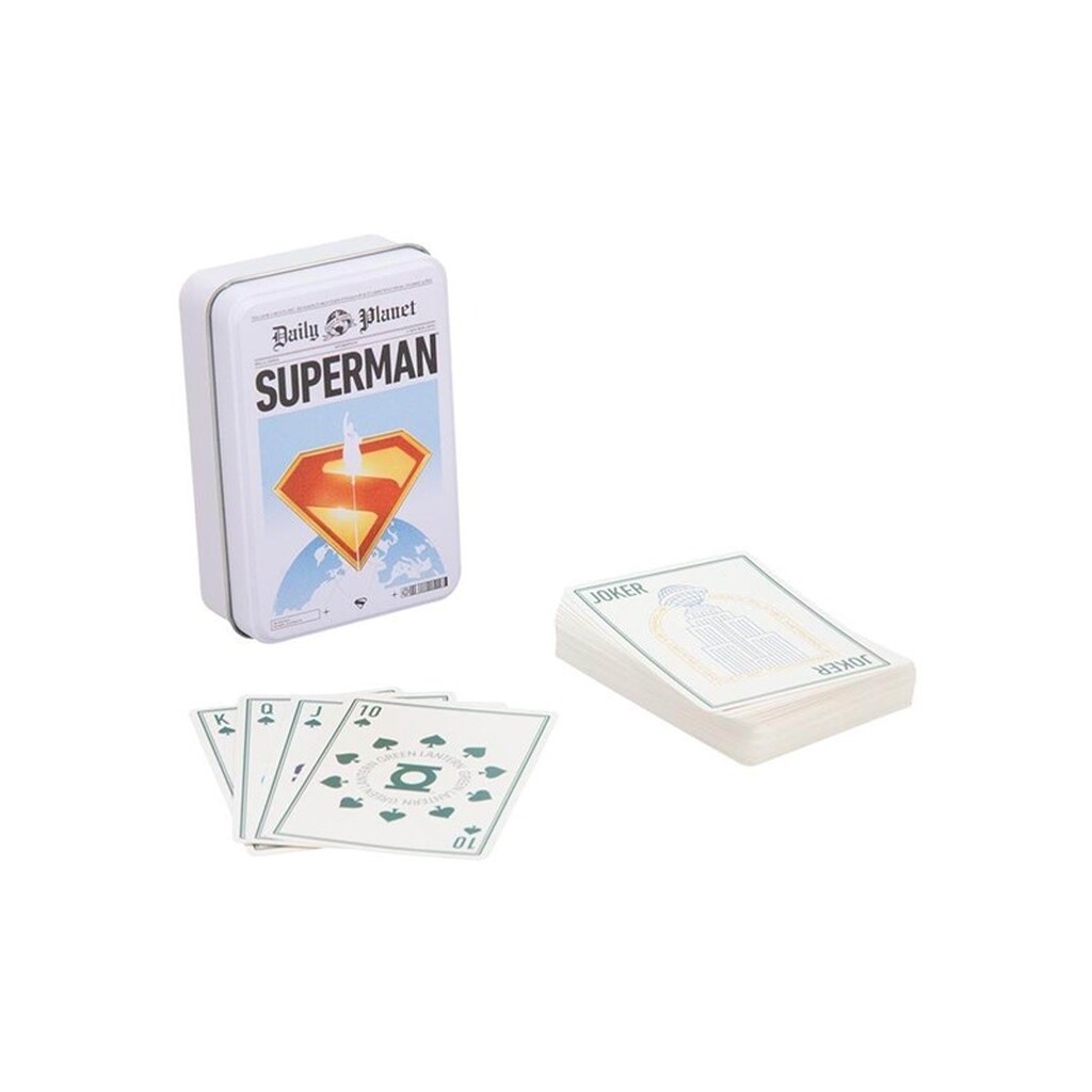 Paladone Superman Playing Cards in a Tin