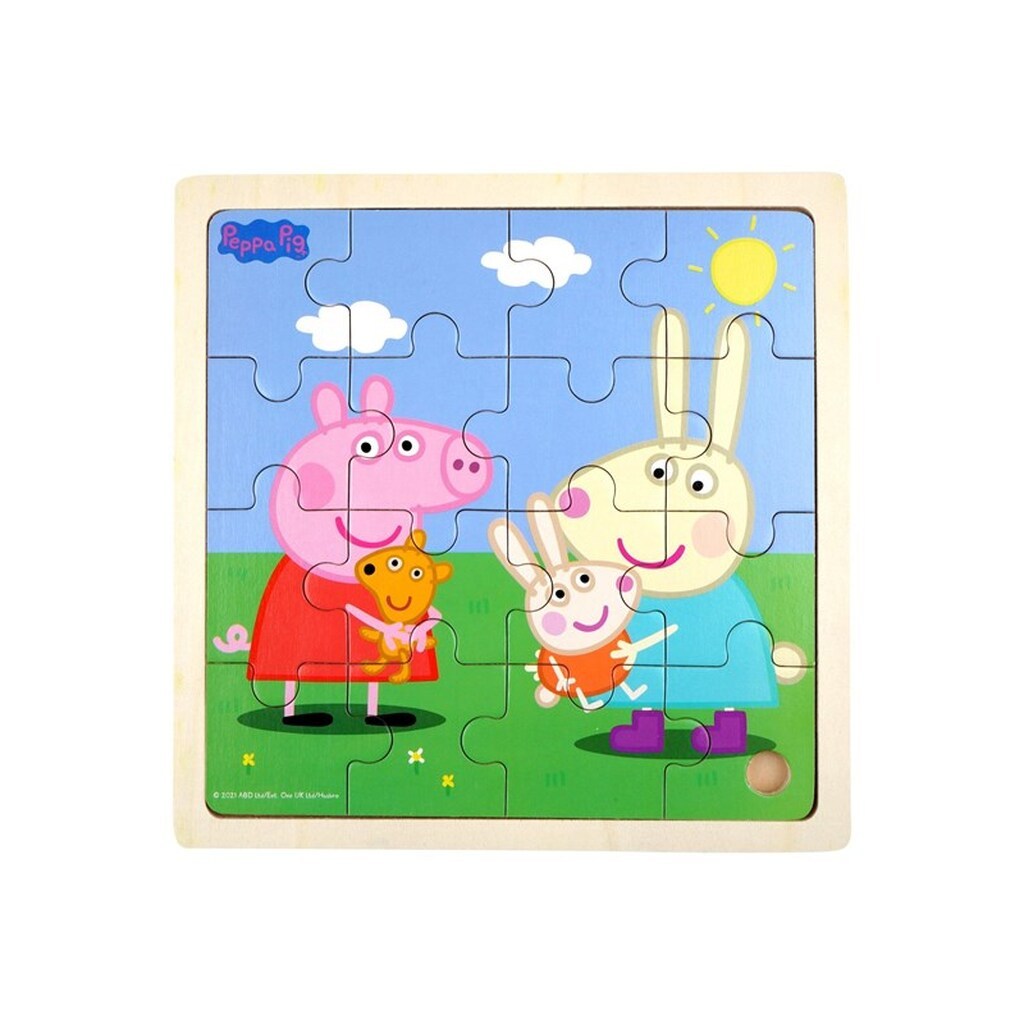 Barbo Toys Peppa Pig - Wooden Puzzle - Rebecca Rabbit