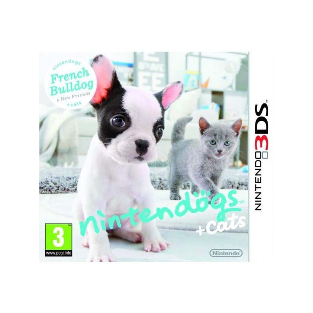 Dogs and Cats: French Bulldog &amp; New Friends - Nintendo 3DS - Virtuelle kæledyr