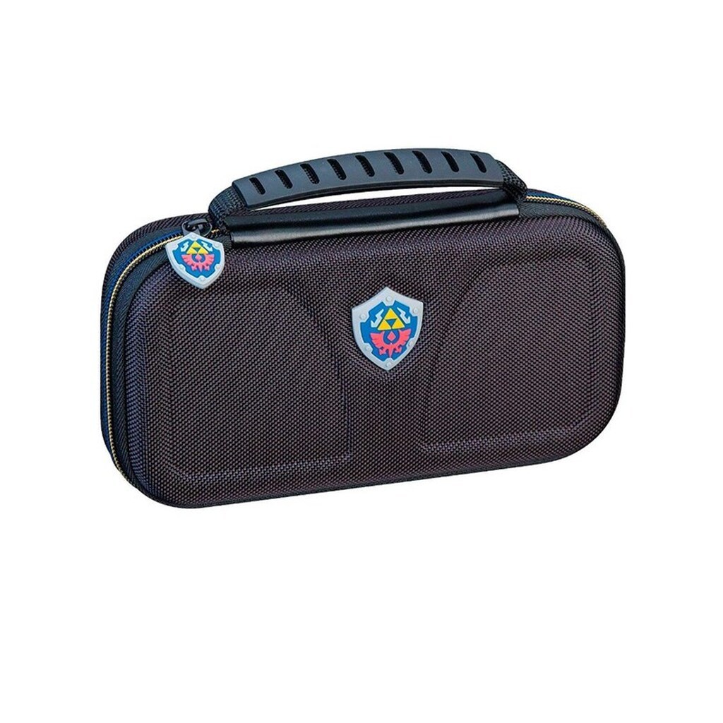 BigBen Interactive Switch Lite Traveler Deluxe Case - The Legend of Zelda Hylian Shield - Miscellaneous Taske - Nintendo Switch Lite