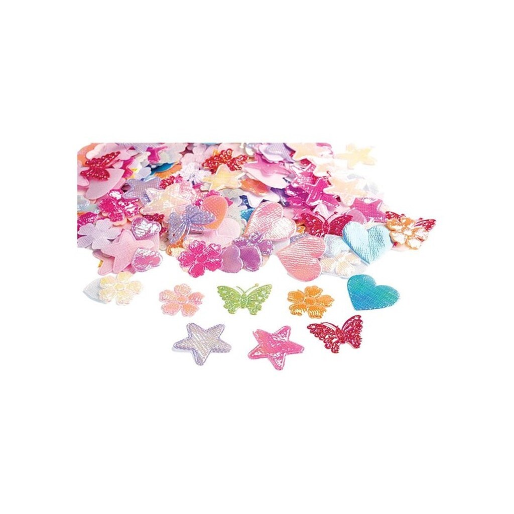 Colorations - Shiny Fabric Shapes 500pcs.
