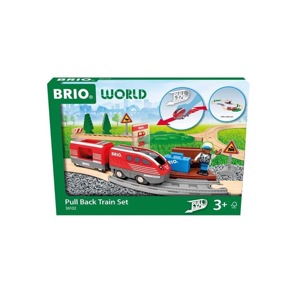 Brio 36102 Pull Back Togsæt